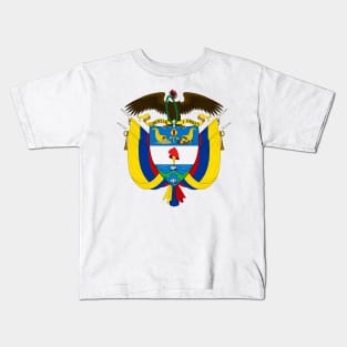 Colombia Coat of Arms Kids T-Shirt